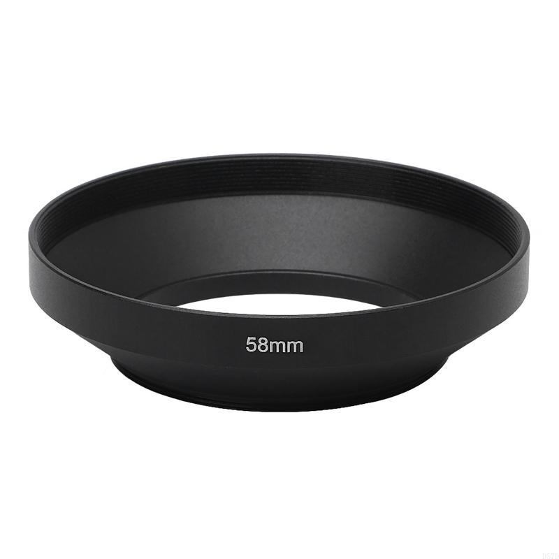 Metalen lens HUW Wijdhoek 39 mm 40,5 mm 43 mm 46 mm 49 mm 52 mm 55 mm 58 mm 62 mm 72 mm 77 mm 82 mm Lensdopkap voor bescherming: Donkergrijs