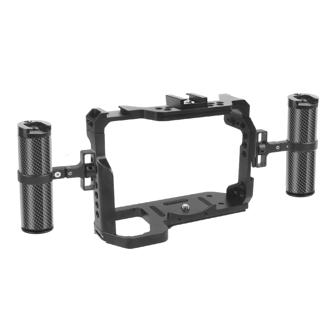 CNC A73 A9 Camera Cage Rig w Top Handle Grip Tripod Mount for Sony A7RIII A7III A7MIII Cooling Bracket a7iii a7r3 a7m3 Extension