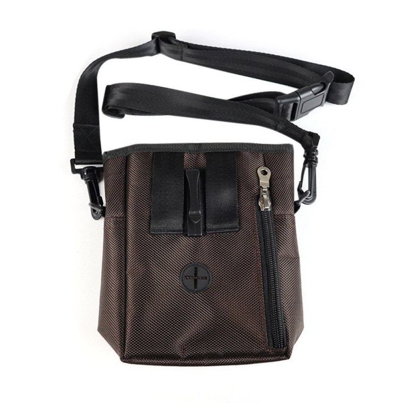 Hund nylon liner trasa vattentät midja snackspåse bärbar hundträningsgodispåsar promenader snackpåse avtagbar foderficka för djur