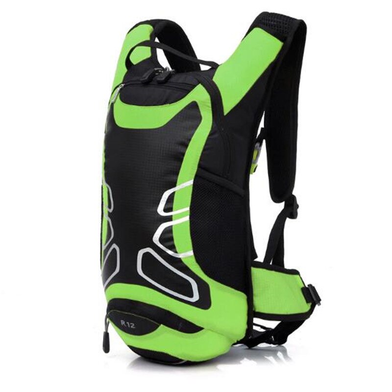 Fietstassen 15 draagbare waterdichte racefiets waterzak outdoor sport klimzak hydratatie rugzak: Groene kleur