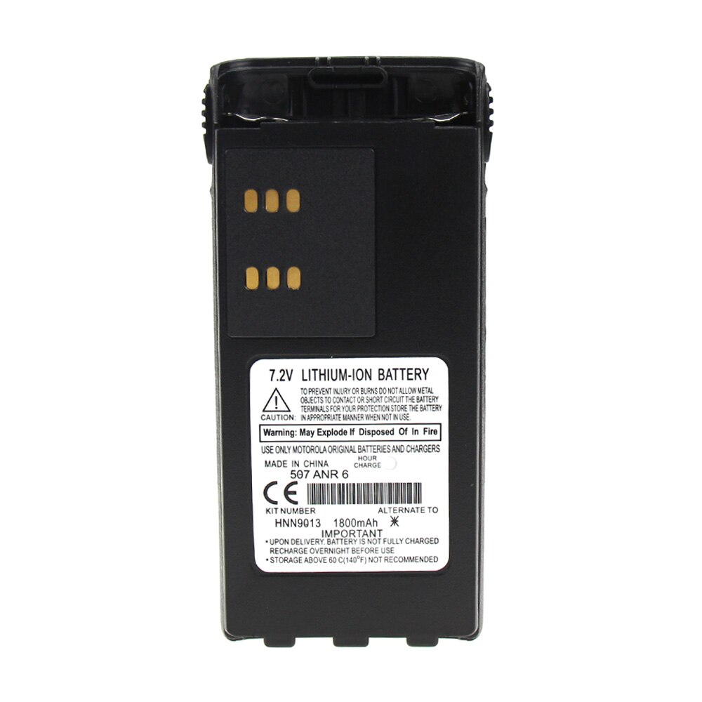 1800mAh Li-on Batteria di Ricambio per Motorola Radio HT750 HT1250 GP320 GP328 GP338 HNN9008 HNN9008A HNN9008AR HNN9008H HNN9009: Default Title