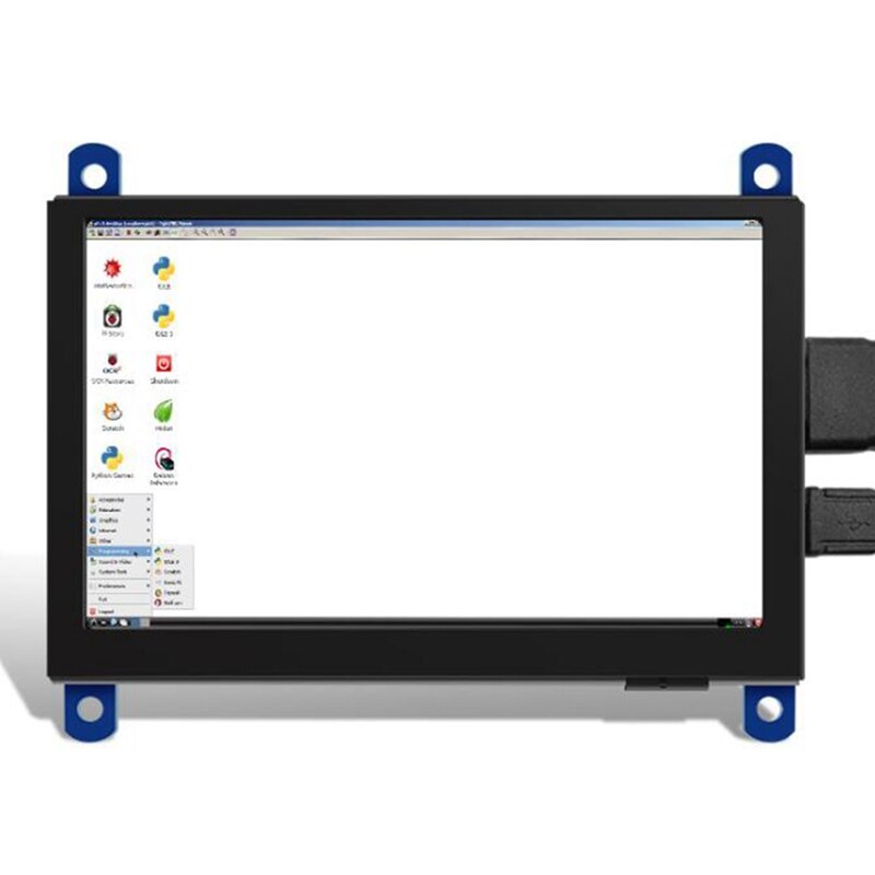 5Inch Scherm AIDA64 Lcd-scherm Capacitieve Contact Hdmi-Compatibel Module 800X480 Voor Raspberry Pi 3 Pi4 pc Monitor: Default Title