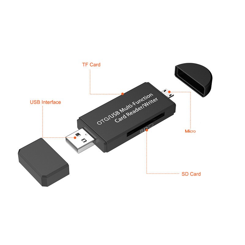 Usb Otg Header 2 in 1 USB OTG Card Reader Flash Drive High-speed ... – Grandado
