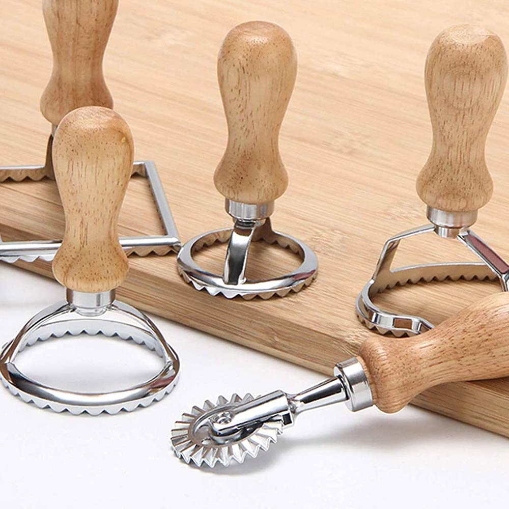 Ravioli Cutter Set Pasta Press Kitchen Attachment Kit Ravioli Maker Mold Tool Ravioli Stamp Set Pastry Wheel Set Cake Mold