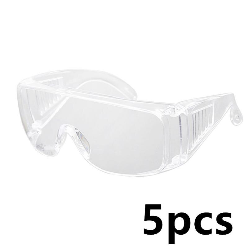 Verstelbare Bril Motocross Fietsen Eye Vent Goggles Winddicht Ademend Goggle Motorfiets Accessoires Transparante Bril: 5pcs