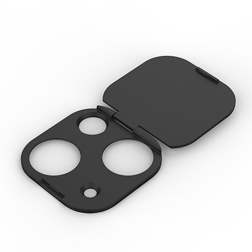 1Pc Back Camera Lens Flip Cover Protector Plastic Telefoon Lens Webcam Privacy Beschermende Sticker Voor Iphone 13 Pro Max 13Mini: black 1