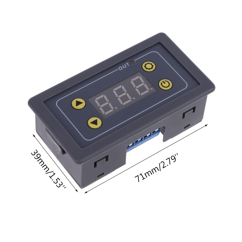 5-24VDC 110V-220VAC LED Display Digital Time Delay Relay Module Timing Delay Cycle Timer Relay Control Switch Time Relay Module