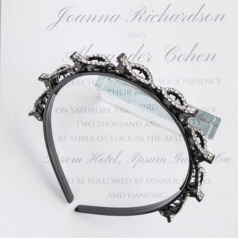 Crystal Unisex Alice Haarband Hoofdband Mannen Vrouwen Sport Haarband Hoepel Dubbele Pony Kapsel Haarspeld Hiar Accessoire: 08