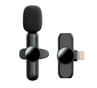 Basix Mini micrófono Lavalier portátil Audio Video grabación Mini micrófono de solapa micrófono inalámbrico para IPhone TypeC ipad juego teléfono: Otros
