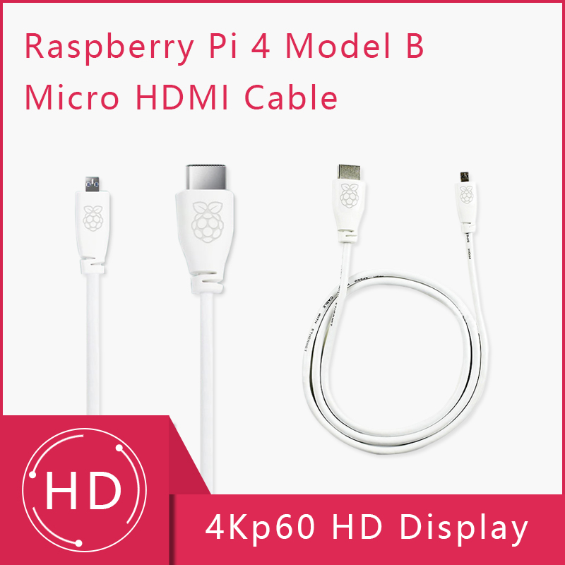 Raspberry Pi 4 Molde B Micro Hdmi Naar Standaard Hdmi (A/M) 1 M 2 M Kabel