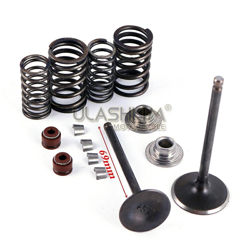Head Performance GY6 50 80 100 Chinese Scooter Moped 4 Stroke 139QMB 137QMA Cylinder Kit Head Assembly 64mm valve or 69mm valve