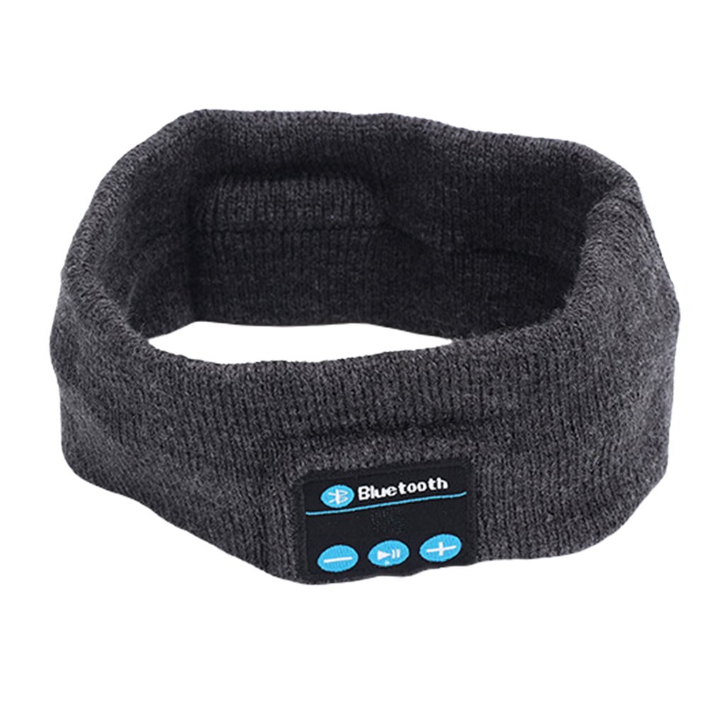 V5.0 Draadloze Hoofdband Multifunctionele Muziek Zweet-Absorberende Sport Hoofdband Draadloze Muziek Sport Hoofdband: dark gray
