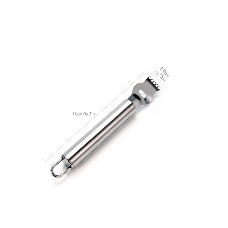 Râpe à zeste Premium-lame en acier inoxydable-pour zeste et râper le fromage-poignée douce au toucher, outils de cuisine: GRAY