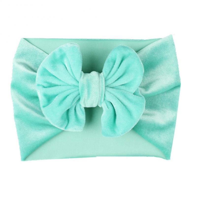 -né bandeau or velours élastique bébé foulard bandeau filles bandeau enfants enfants bébé extensible cheveux accessoires: 02