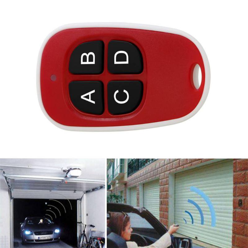 4 keys Garage Door Gate Key Fob 433 Mhz Duplicator Copy CAME Remote Control Door key wireless remote control