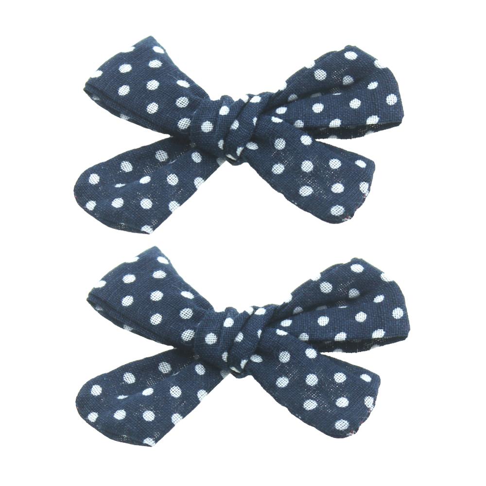 Grampos de cabelo, 2 pçs/set conjunto de grampos de cabelo para bebê, de algodão, com flores, presilhas para cabelos, presente para meninas: C