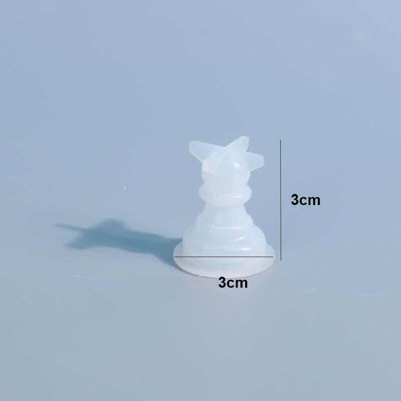Chess Resin Molds 3D International Chess Piece Silicone Molds Resin Casting UV Epoxy Molds for DIY Crafts Chess Jewelry Making: Pawn