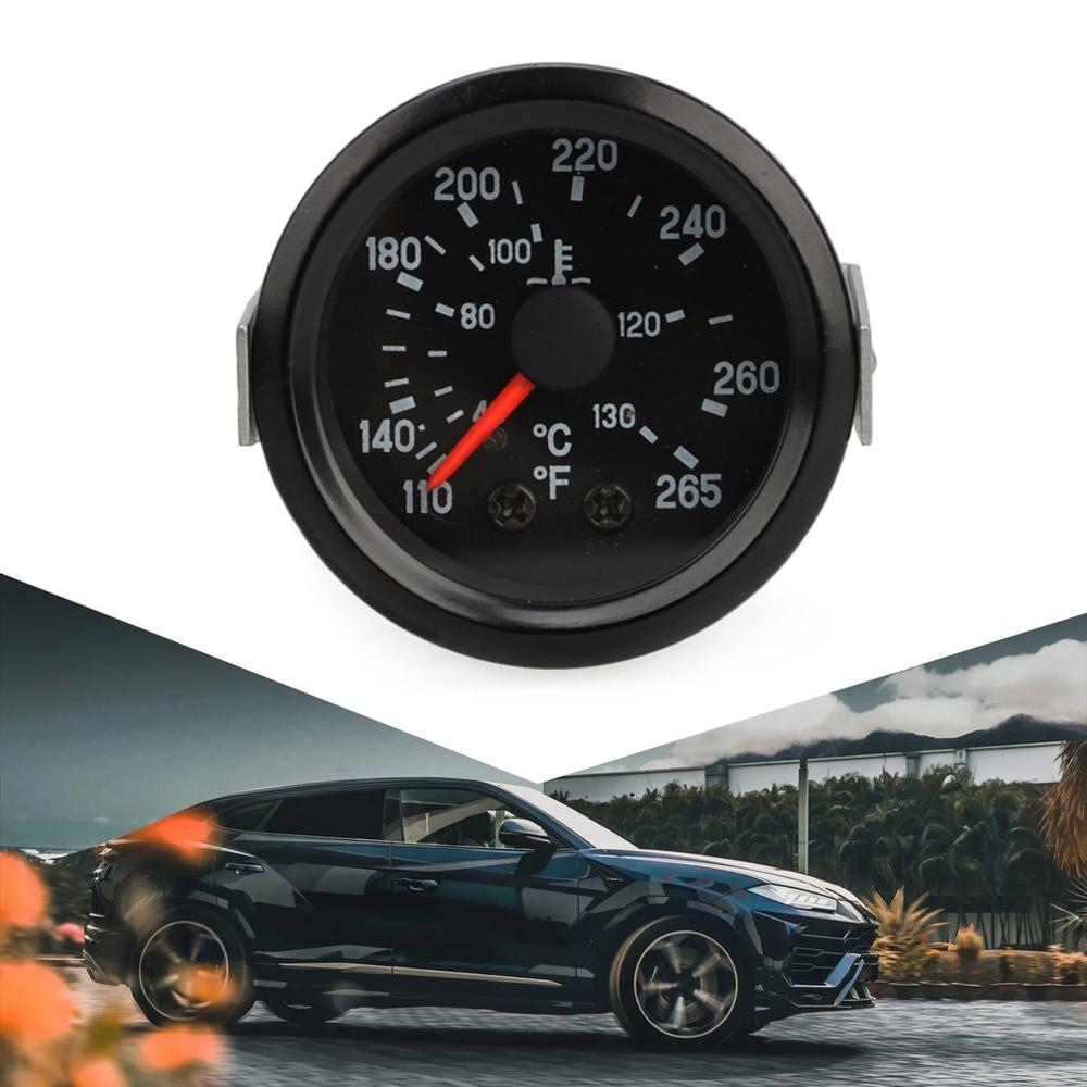 2" 52mm VDO water temp 40~130C/110-265 F Dual scale display 12V water temperature Gauge 52mm Diameter with Sender