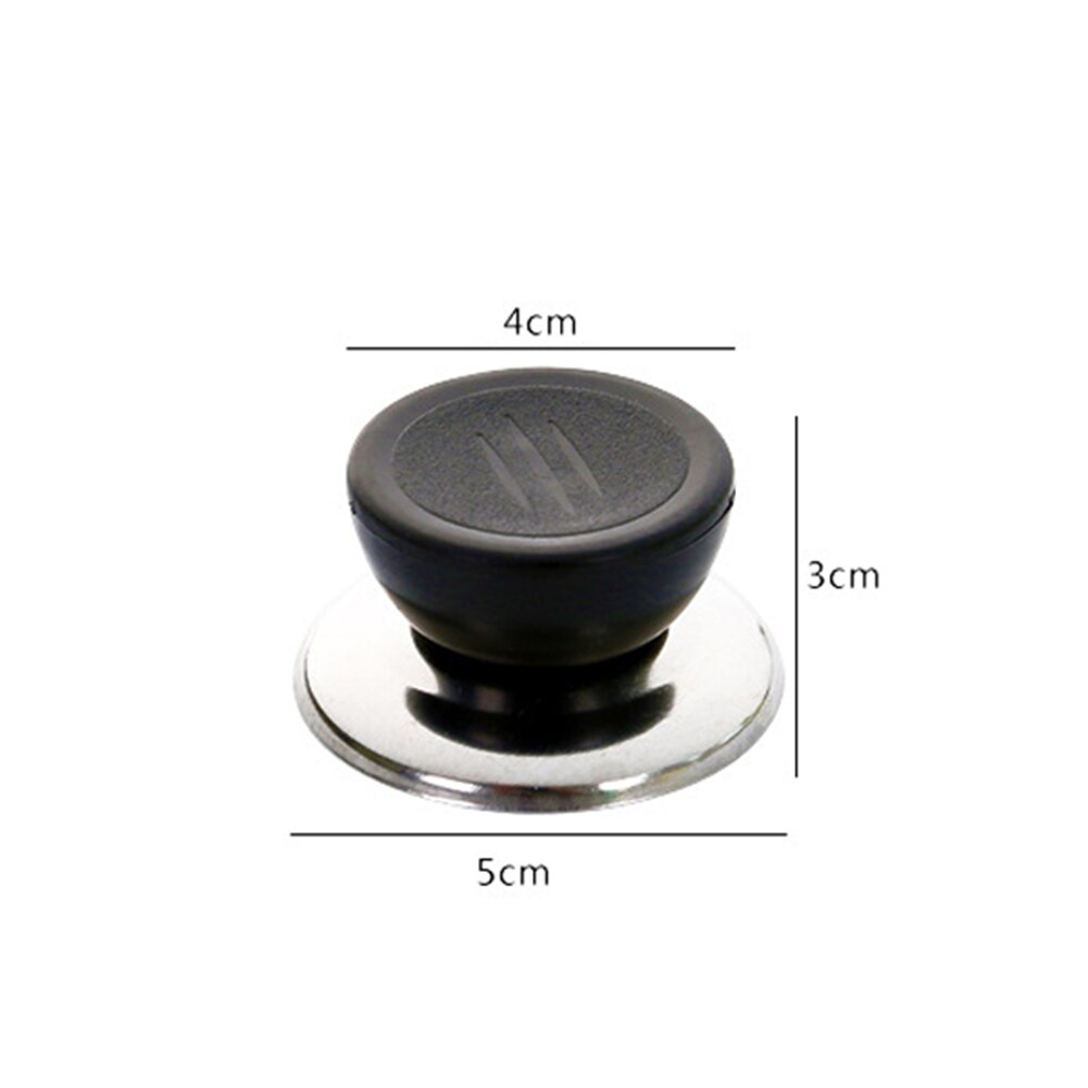 Köksredskap köksutrustning utbytbart rostfritt stål kastrull glas lock lock handtag knopp handtag grepp