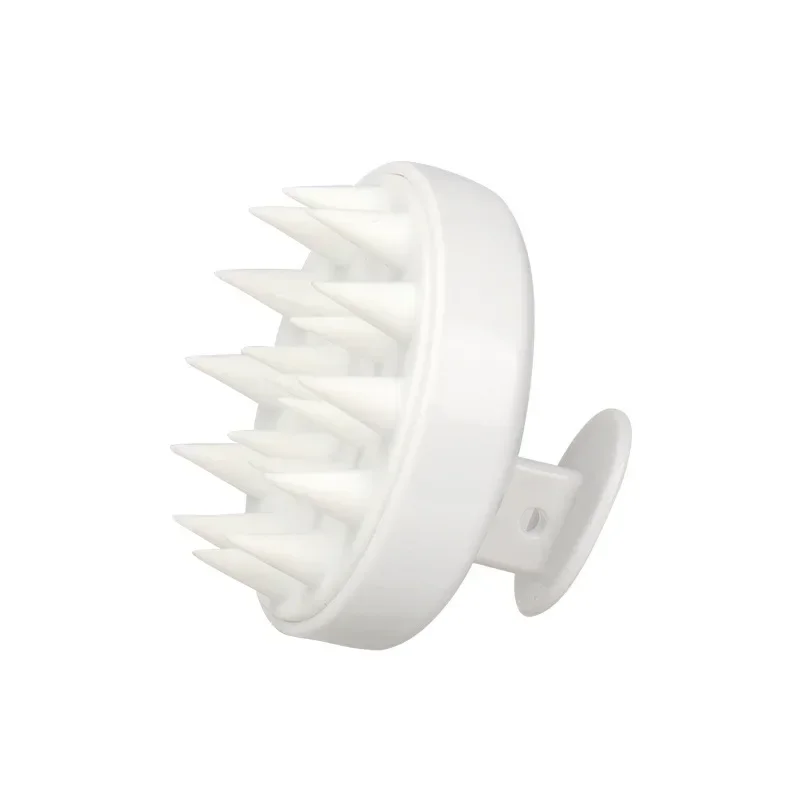 Brosse à shampoing en Silicone, peigne de Massage du cuir chevelu, peigne de lavage des cheveux, brosse de Massage corporel, brosse de bain-douche, outil de Salon de coiffure: YELLOW