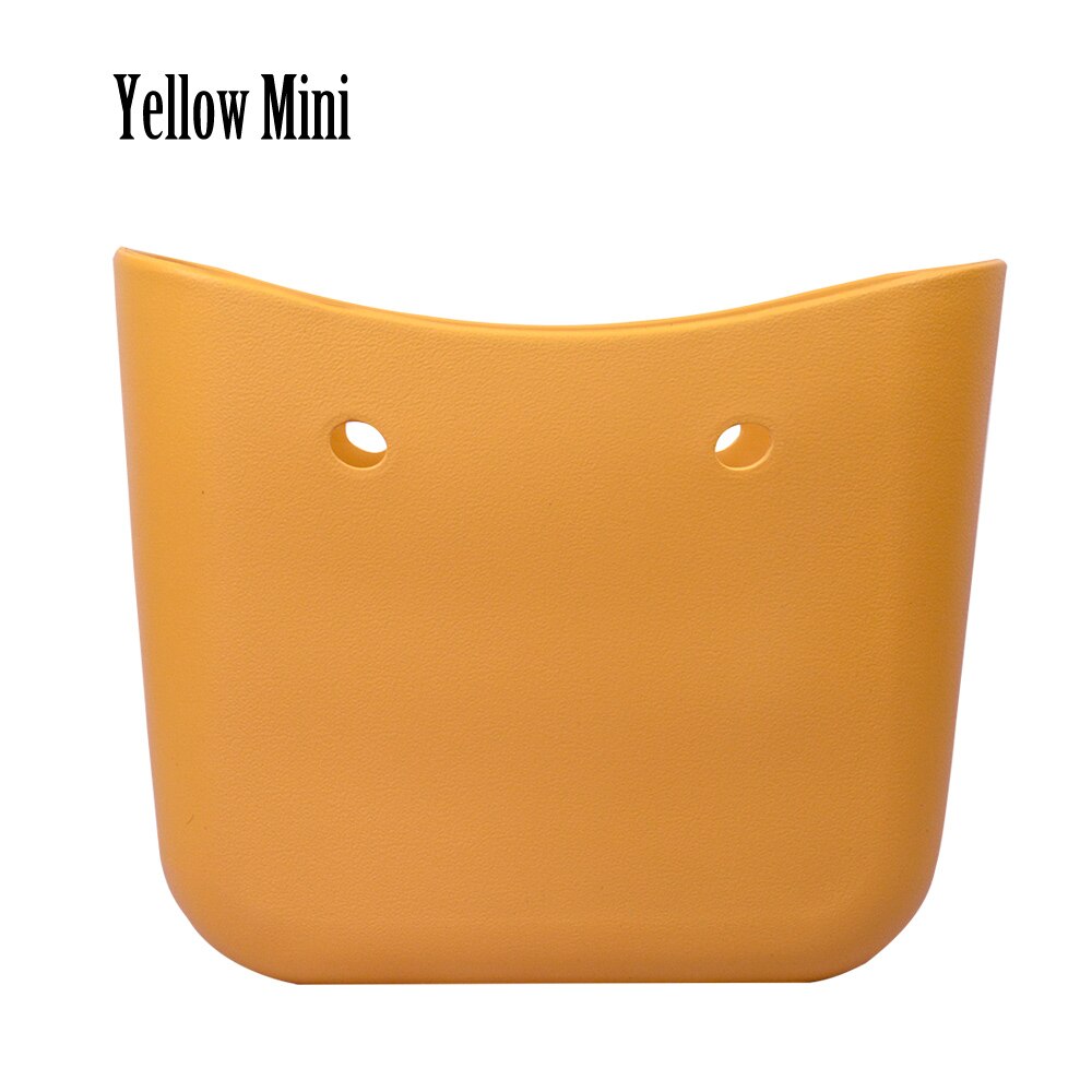 Obag style Mini Bag Body EVA bag O women bag rubber silicon waterproof women Handbag without logo: Yellow mini