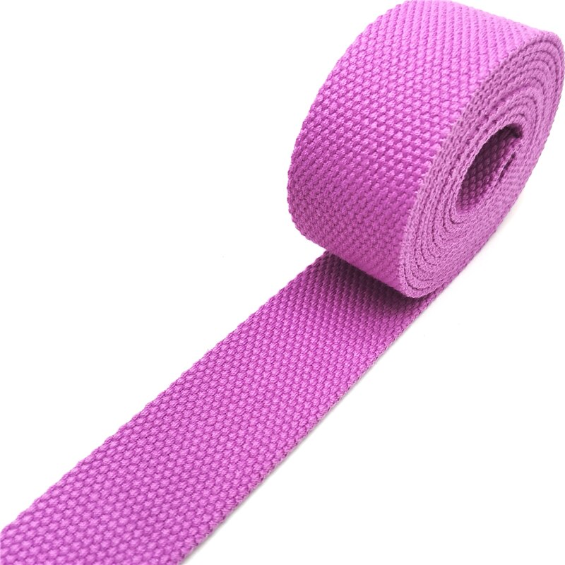 10 jaardia 32mm kangasnauha vyölaukun paksuus (2mm)  puuvillanauha nylonnauha selkänauha ompelupussi vyötarvikkeet: Violetti