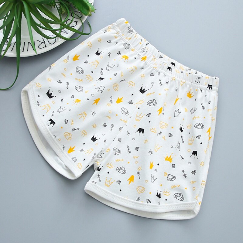 Børn shorts bomuldsshorts til drenge piger shorts småbørnstrusser børn strand korte sportsbukser leggings babytøj: A2 / 3t