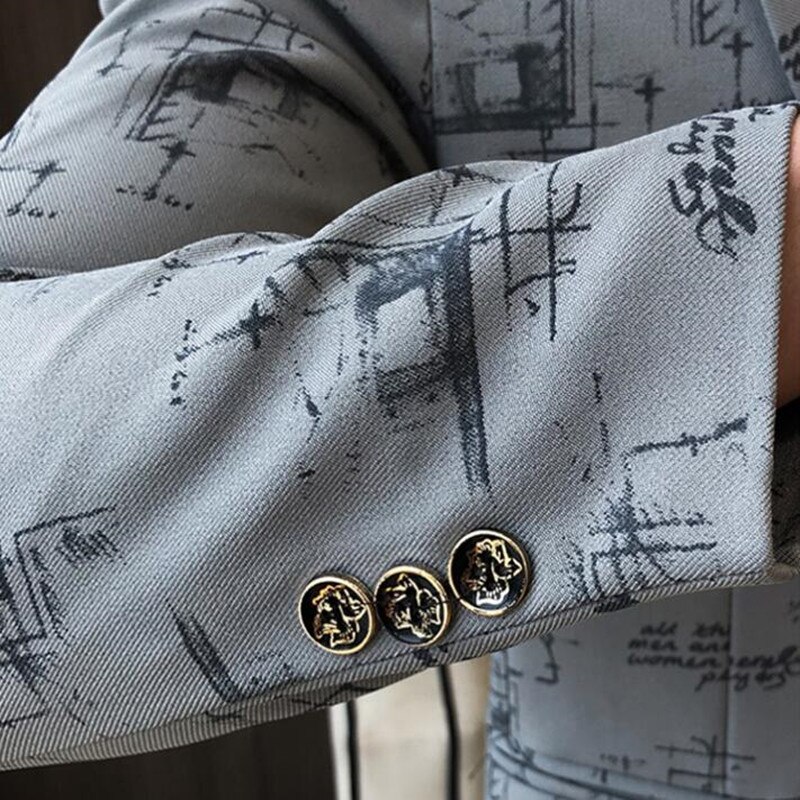 Tuxedo Pak Mannen Business Werk Bruiloft Formele Sets Solid Jasje Met Broek Slim Fit Koreaanse Casual Kleding Blazers s-3XL