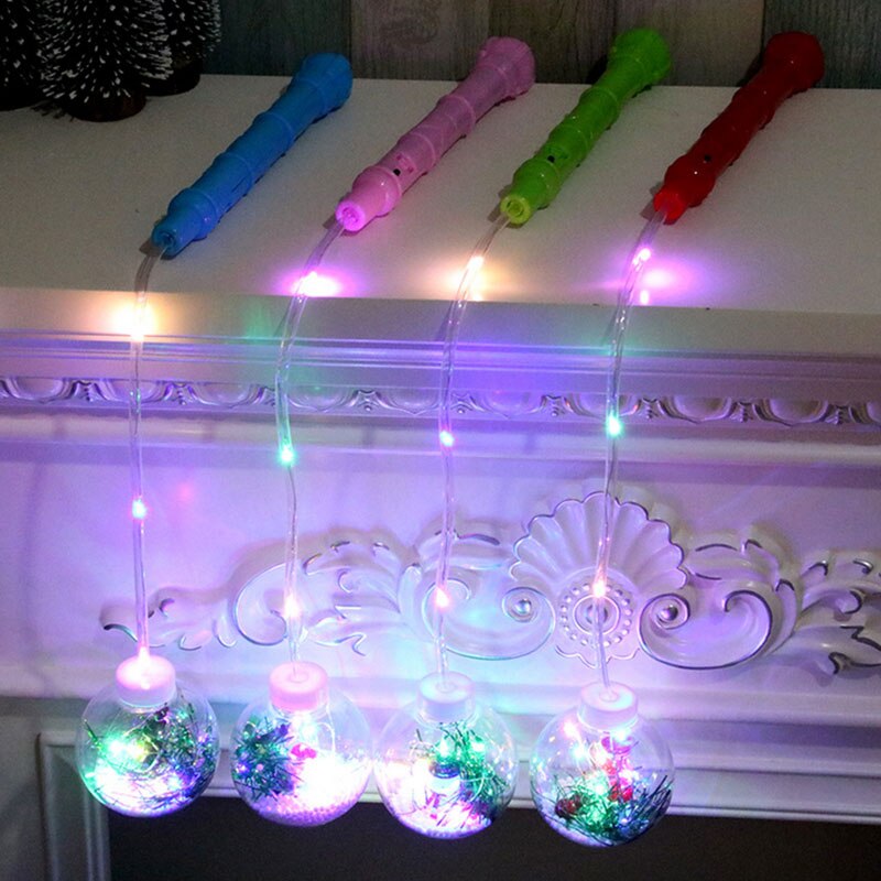 Weihnachten LED-leuchten Leuchtende Kugel Weihnachten Laterne Karikatur-Ozean Ball LED Licht Ball Party tanzen Nacht Licht Stütze