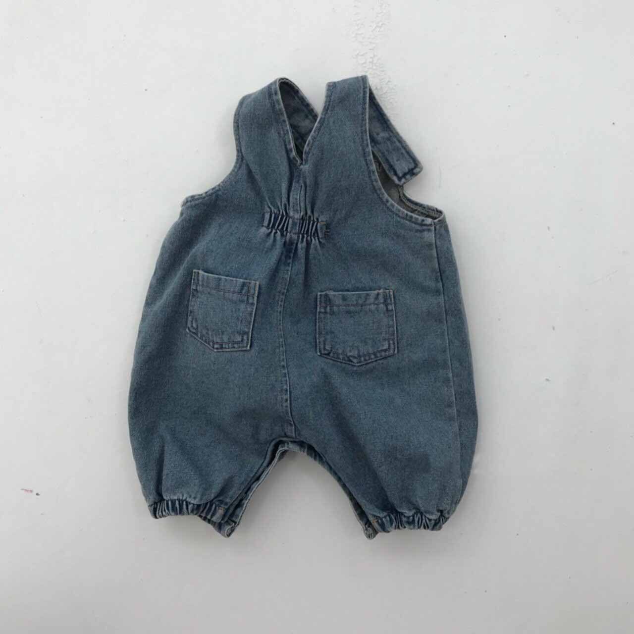 frühjahr und Sommer Koreanische freundlicher Kleidung Jungen und Mädchen verlieren Unterseite Gurt Denim