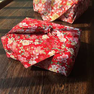 Furoshiki-Pañuelo de tela estilo japonés, 45cm, muchos usos: 5