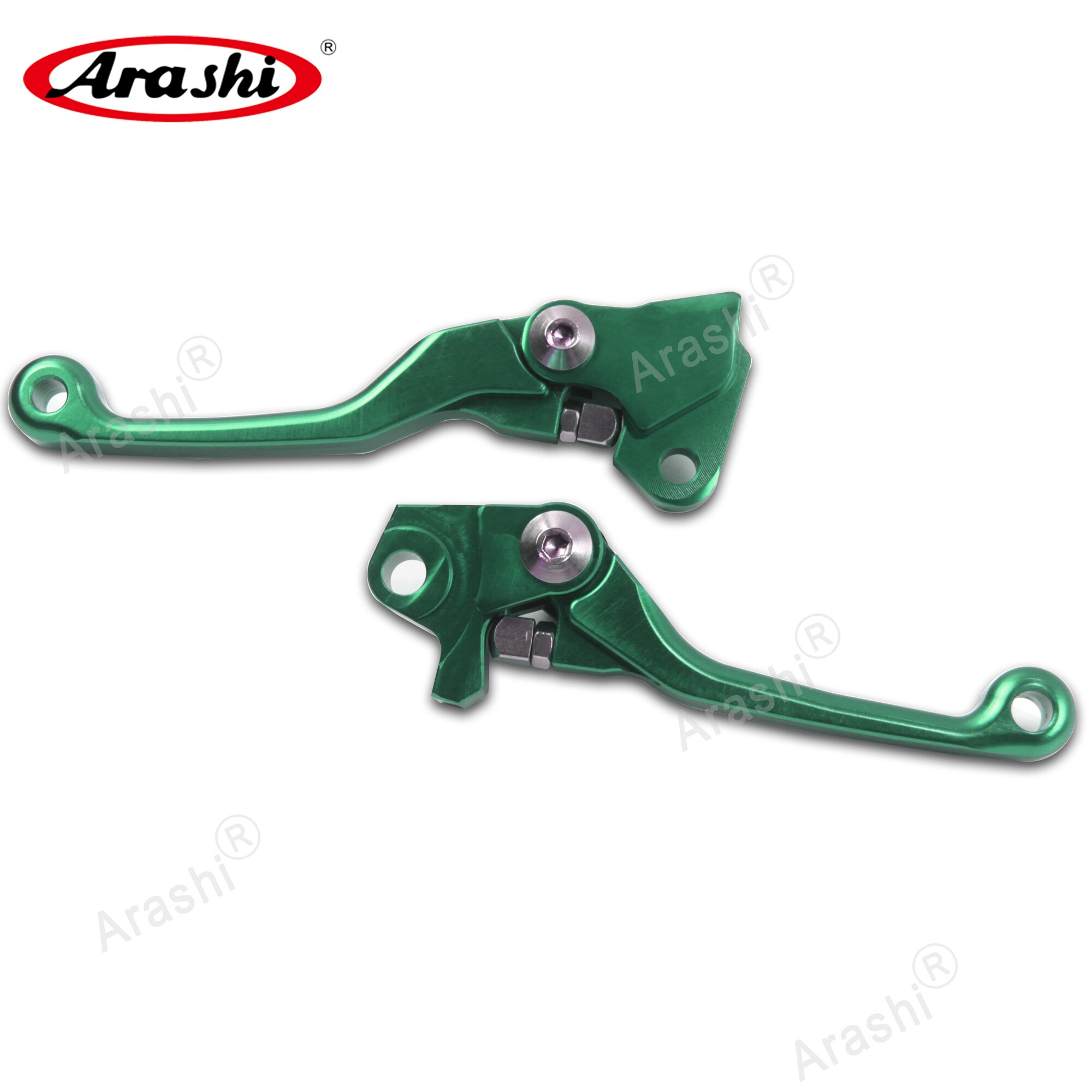 Arashi Voor YAMAHA YZF 450 2007 CNC Rem Koppeling Hevels Stuur Dirt Bike Remhendel YZF250: Green