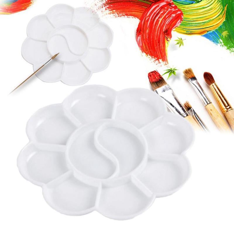 Paint Art Tools Black/blue Pen & Oil Painting Bracket Handle Palette White Accessories & Color & Flower Scraper Canvas Wood