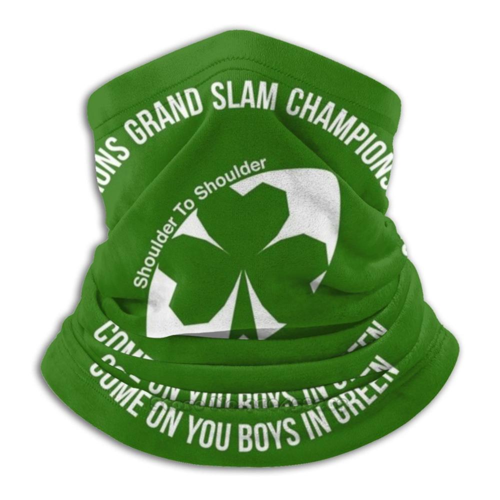 Ireland - Grand Slam Bandana Scarf Mask Scarfs Neck Warmer Headwear Ireland Irish Ulster Connacht Leinster Munster Shamrock: Default Title