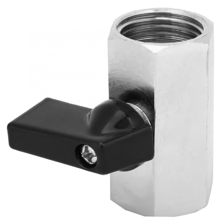 Mini válvula esférica de bronze, válvula cromada fêmea x fêmea npt com alça, válvula magnética elétrica de 1/2 polegadas