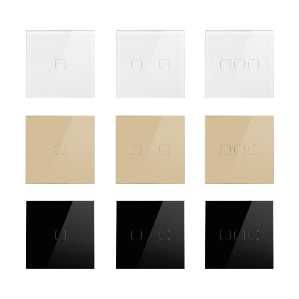 Smart Life Tuya Smart Switch Interruptor Touch Switch WIFI Voice Control Lamp Switch Smart Home Use Alexa Echo Google Home