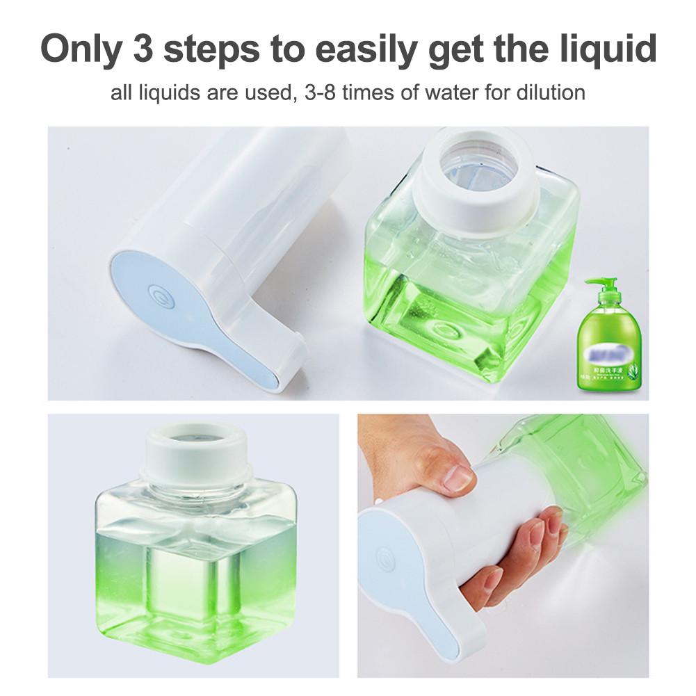 Automatic Soap Dispenser Touchless Refillable Electric Rechargeable Hand Sanitizer Dispensing Device with Built-in Battery