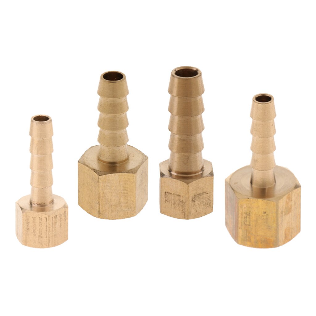 Brass BSP Female Barb Tail Hose Fitting Connector Fuel Air Gas Water Oil