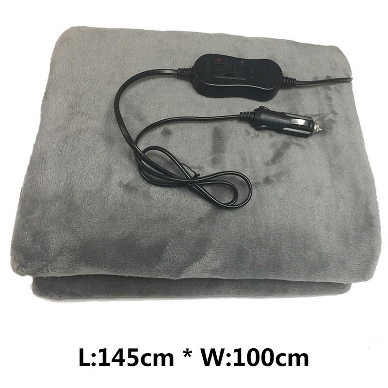 12v auton lämmityspeitto talvella lämmitetty 145 x 100cm ristikkoinen energiansäästöinen lämmin automaattinen sähköpeitto auton vakiolämpötilaan