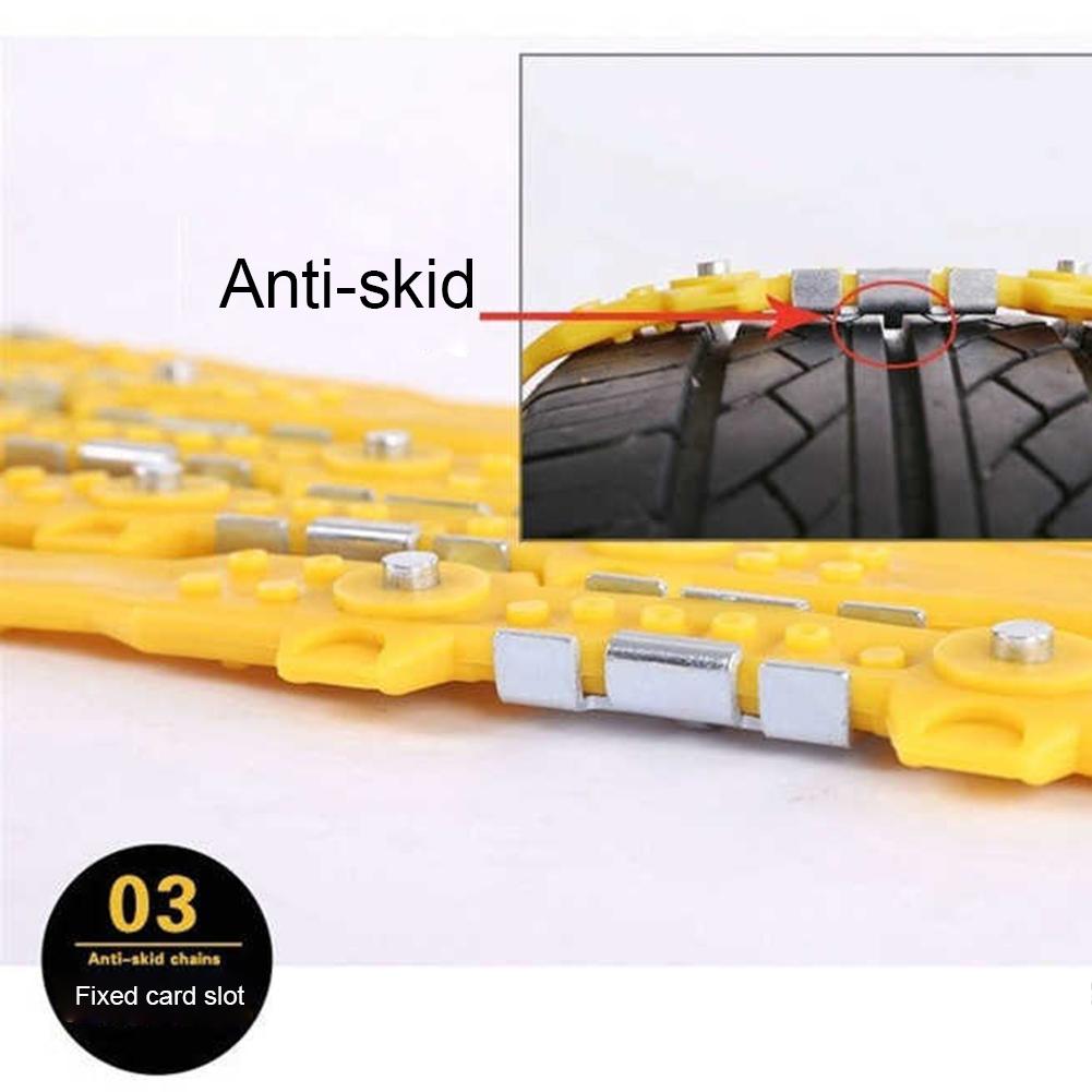 Cadenas de nieve gruesas universales para coche, neumáticos de emergencia para ARENA y nieve, antideslizantes, cadena de seguridad, 1 Uds.