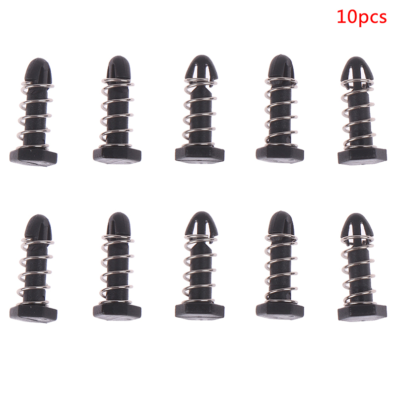 10 szt. 14mm wentylator chłodzący plastikowe klipsy sprężynowe zabezpiecz radiator plastikowy gwóźdź mostek południowy mostek północny: Black