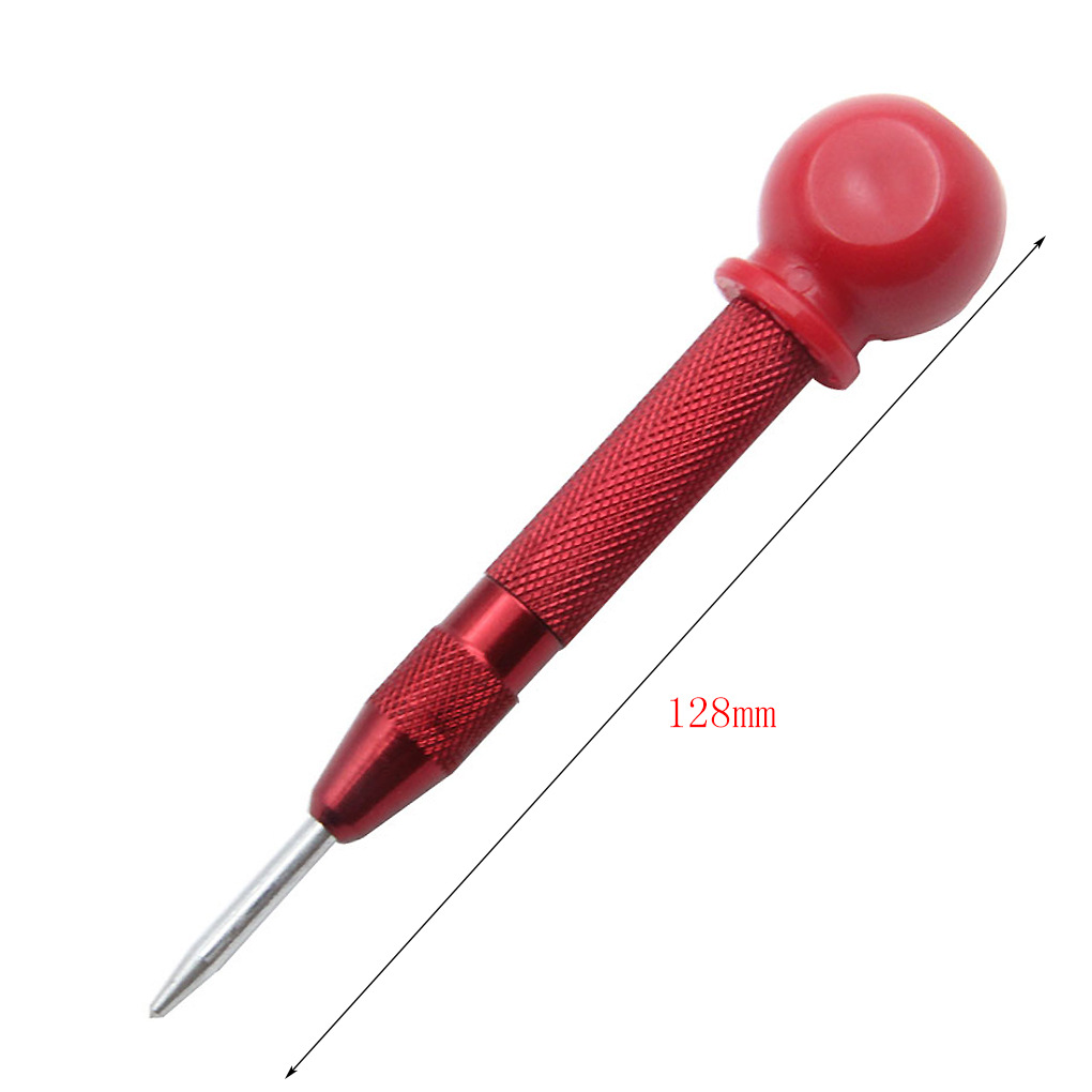 Punzón de centro automático, herramientas de carpintería, marcador de abolladura ajustable, herramienta de perforación de carpintería: 4