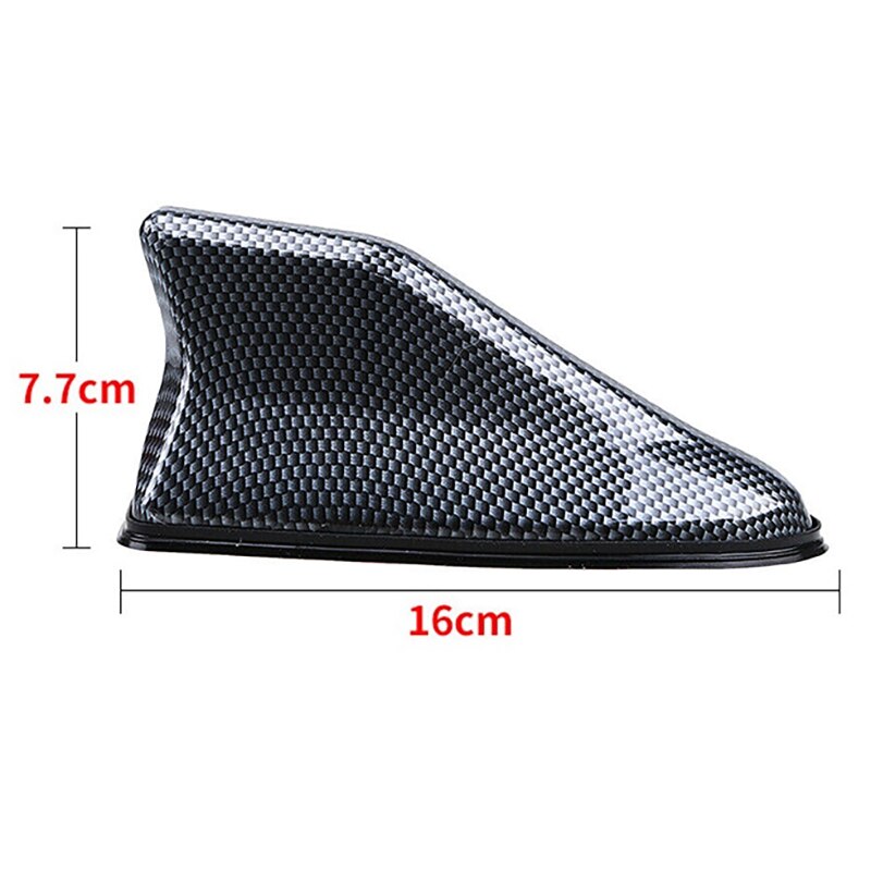 Koolstofvezel waterdichte radio am/fm signaalantenne auto suv haaienvin dakantenne