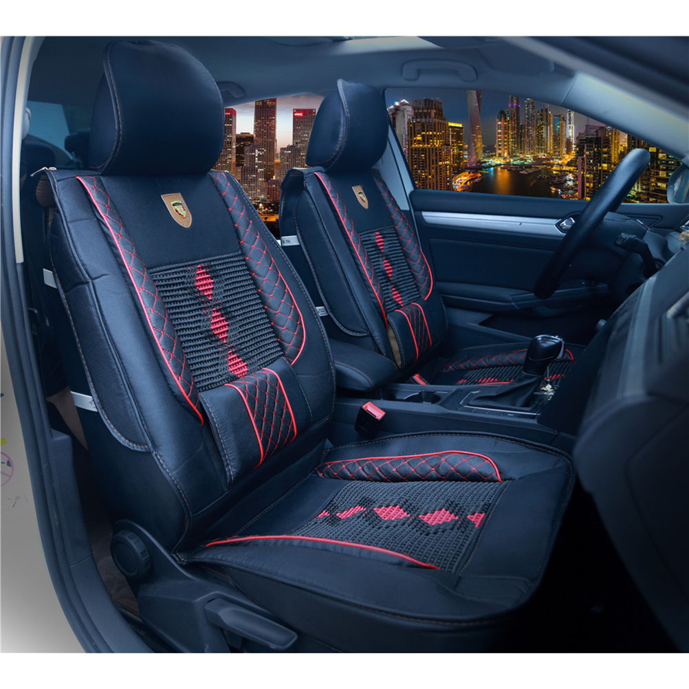 PU Leer Auto Universele Auto Stoelhoezen voor Automotive Stoelhoezen Fit meest autostoeltjes Waterdichte auto-interieurs a30