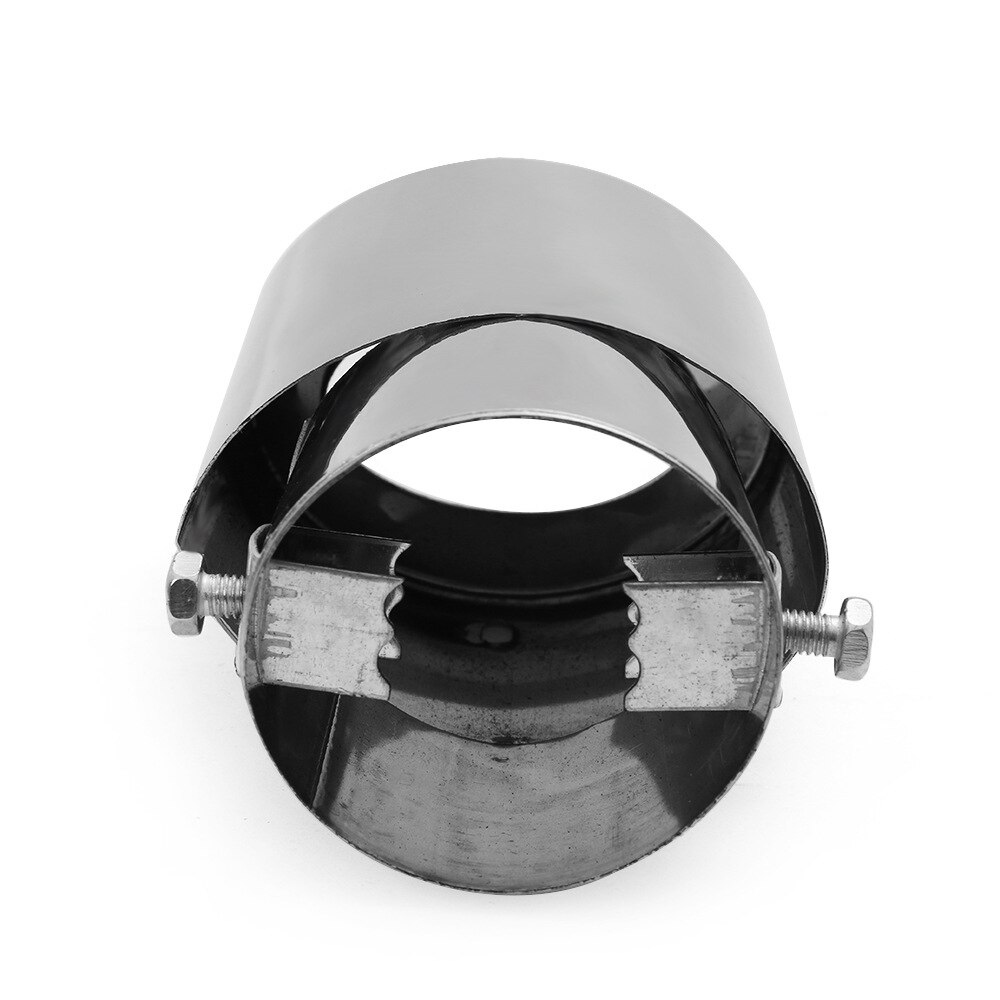 Silenciador de escape Universal de acero inoxidable para coche, tubo de ajuste, diámetro de 1,5 a 2,44 pulgadas (3,8-6,2 cm), 1 pieza