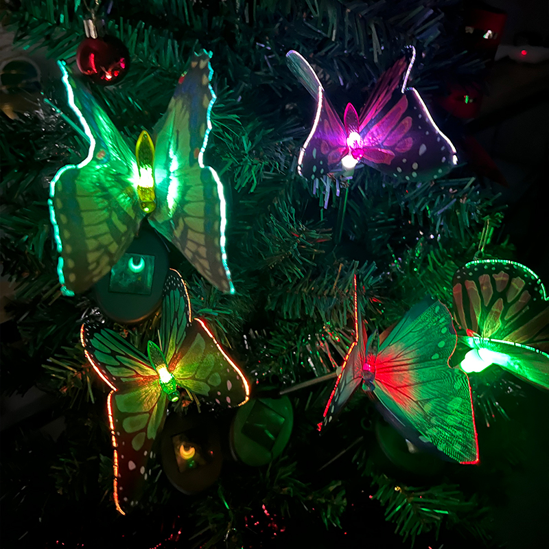Luces LED solares de mariposa para exteriores, lámpara de ambiente para patio, iluminación de paisaje, para jardín, césped, patio, parque, villa, decoración del hogar
