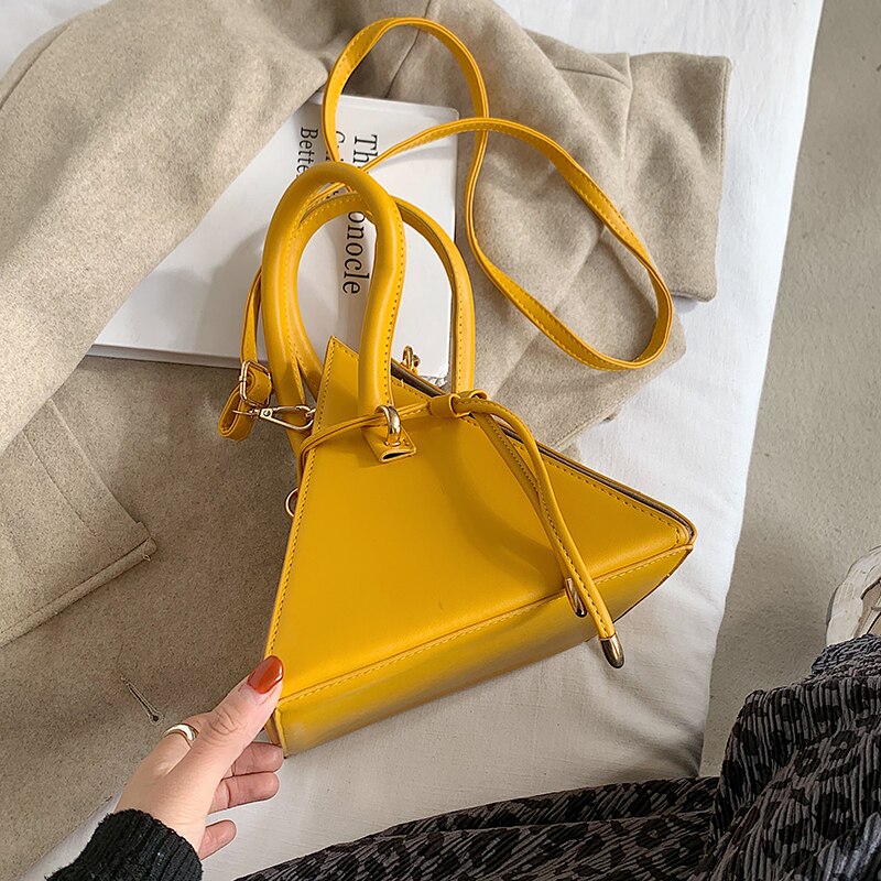 Textuur 3D Pu Leer Speciale Handtas Mode Textuur Dames Handtassen Vrouwen Messenger Bags Dames Schoudertassen: YELLOW