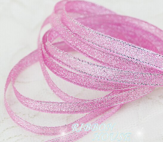 Ruban en Satin coloré cristal corail rose, 1/4 pouces (6mm), pour emballage noël anniversaire, bricolage