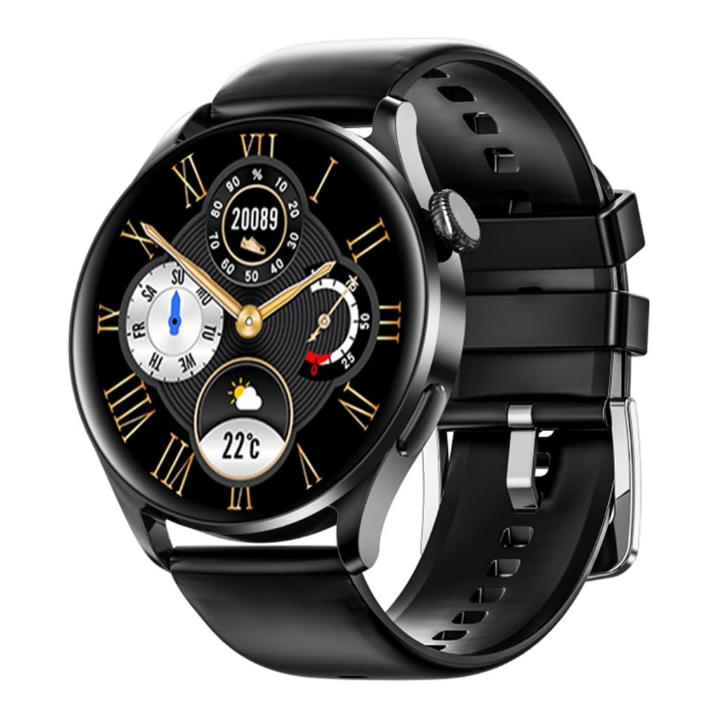 IP67 impermeabile Smart Sports Watch Fitness Tracker Bluetooth 5.2 quadrante di pagamento senza contatto Smartwatch Smart Watch per iOS Android: Black