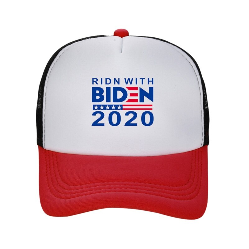 Biden American Flag Baseball Cap Adjustable Sun Mesh Running Hat American Election Breathable Baseball Hat: ARWB